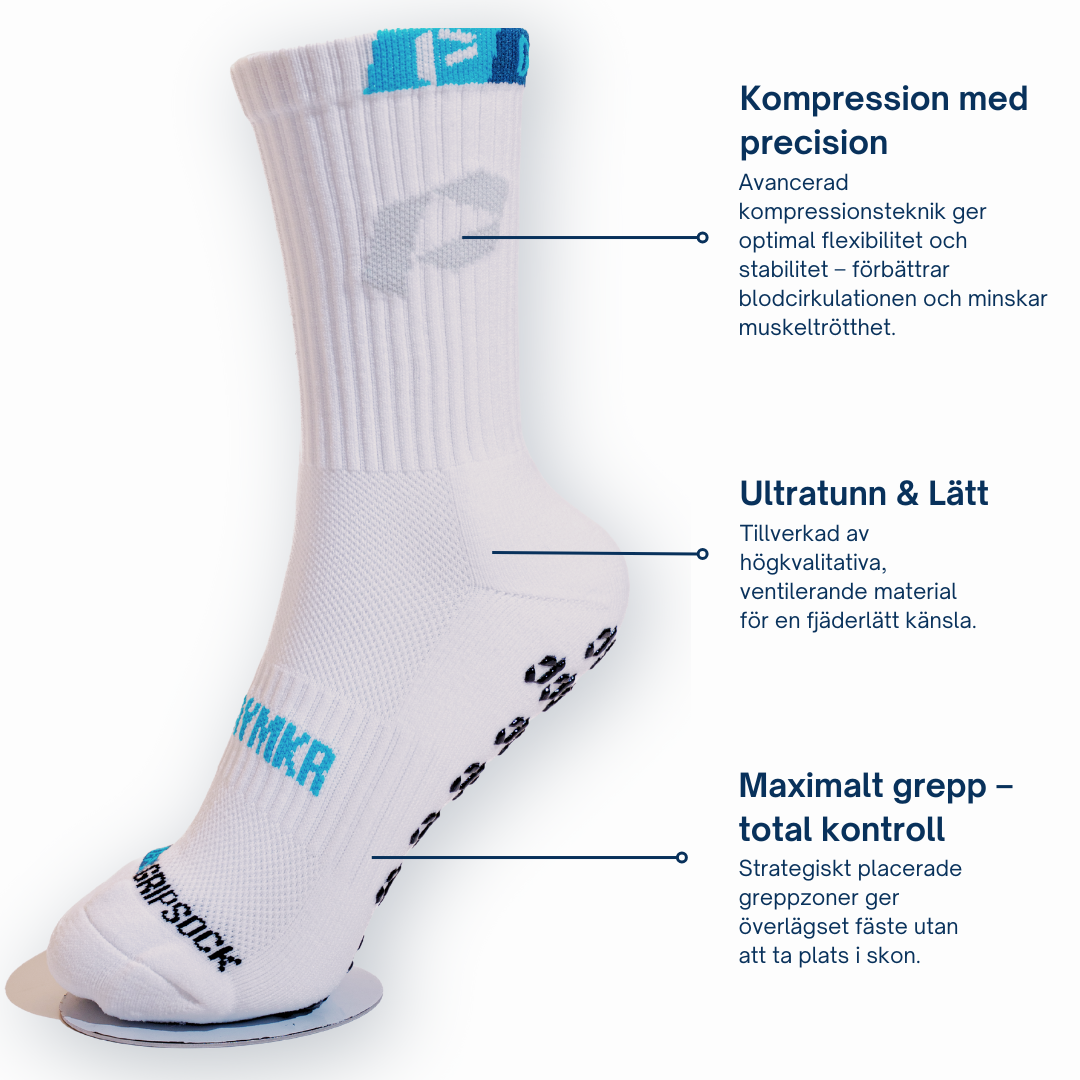 Playmkr Grip Sock – greppstrumpor för maximal kontroll och prestation