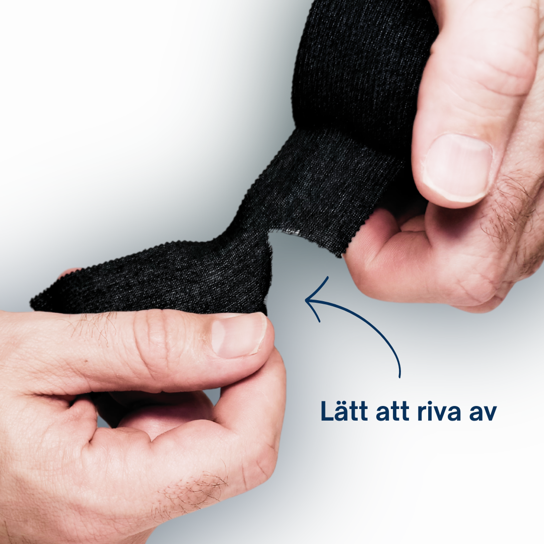 Svart sporttejp – varför många idrottare föredrar svart tejp