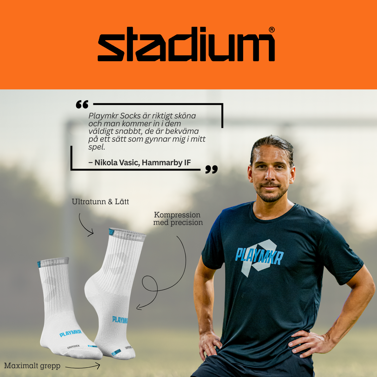 Playmkr Grip Socks gör succé – nu tillgängliga via Stadium