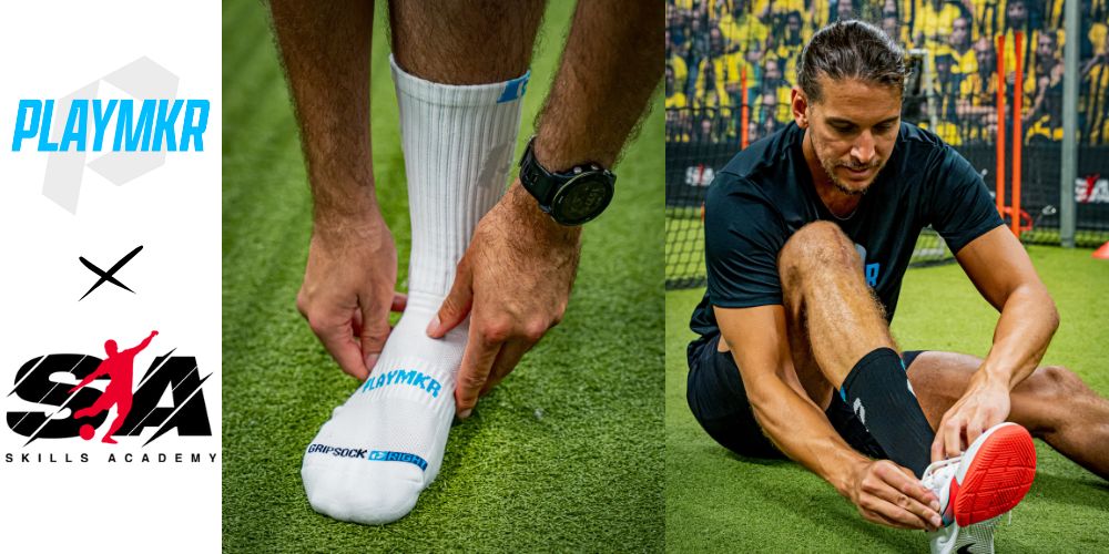 Playmkr Grip Socks lanseras i Skills Academys anläggningar