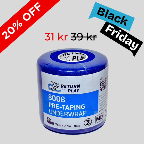 Return to Play Underwrap/Förlindning 7 cm x 27 m (Blå)