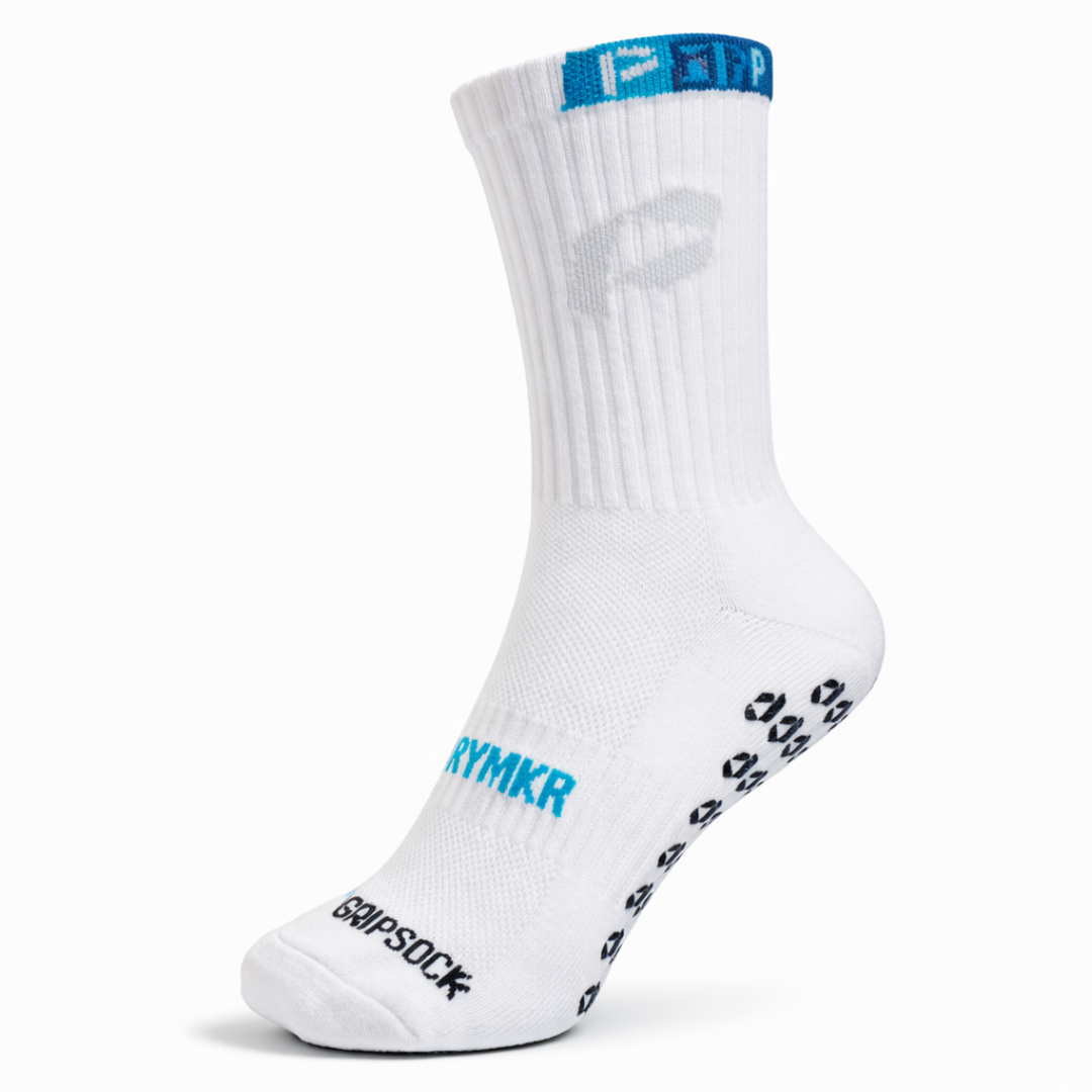 Playmkr Grip Sock White