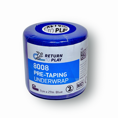 Return to Play Underwrap/Förlindning 7 cm x 27 m (Blå)