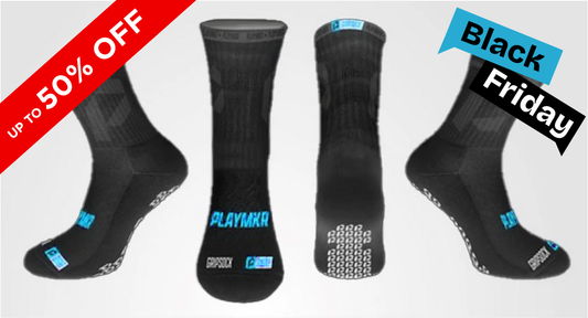 Playmkr Grip Sock Black