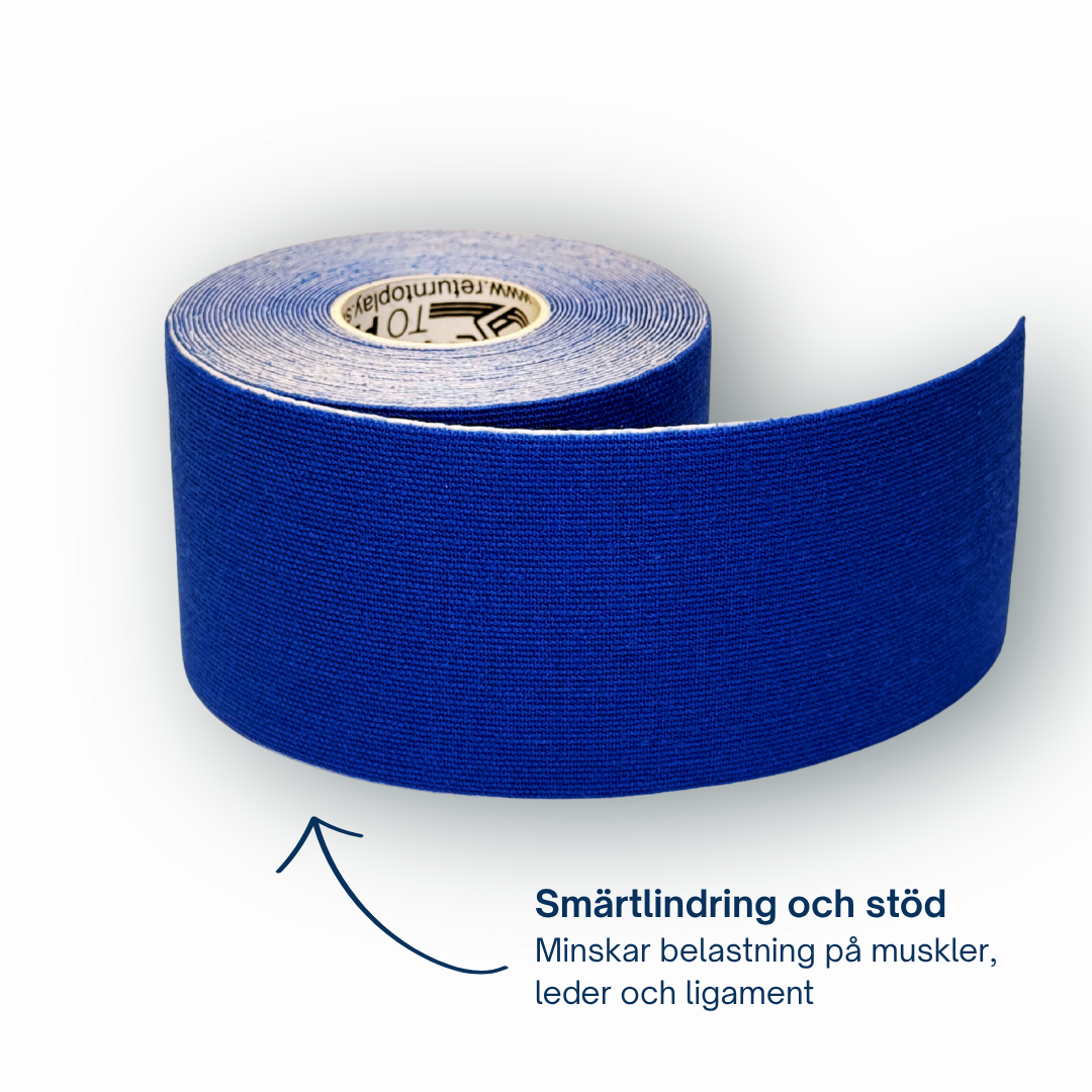 Kinesiotejp Blå