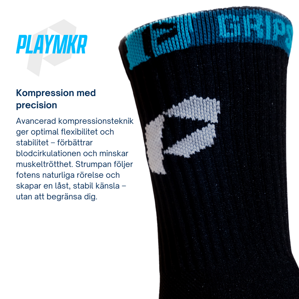 Playmkr Grip Sock Black