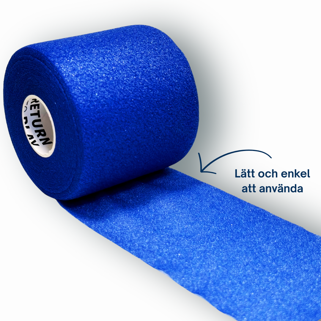 Return to Play Underwrap/Förlindning 7 cm x 27 m (Blå)