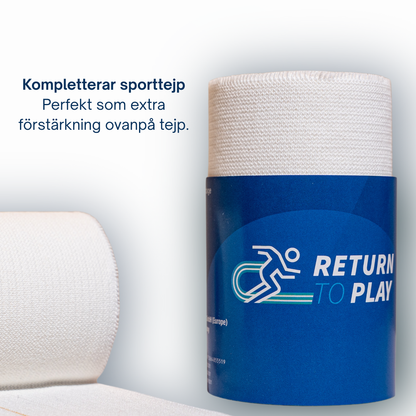 Return to Play Elastisk Självhäftande Tejp EAB 12-pack 10 cm x 4,5 m