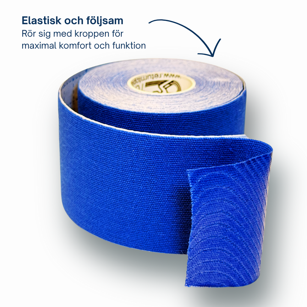 Kinesiotejp Blå