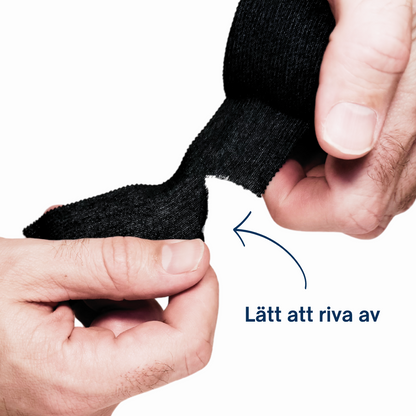 Return to Play Sporttejp Svart 6-pack 3,8 cm x 10 m