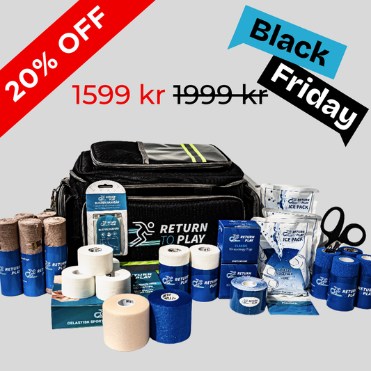 Return to Play Professionell Medicinväska med GPS (Fullt utrustad)