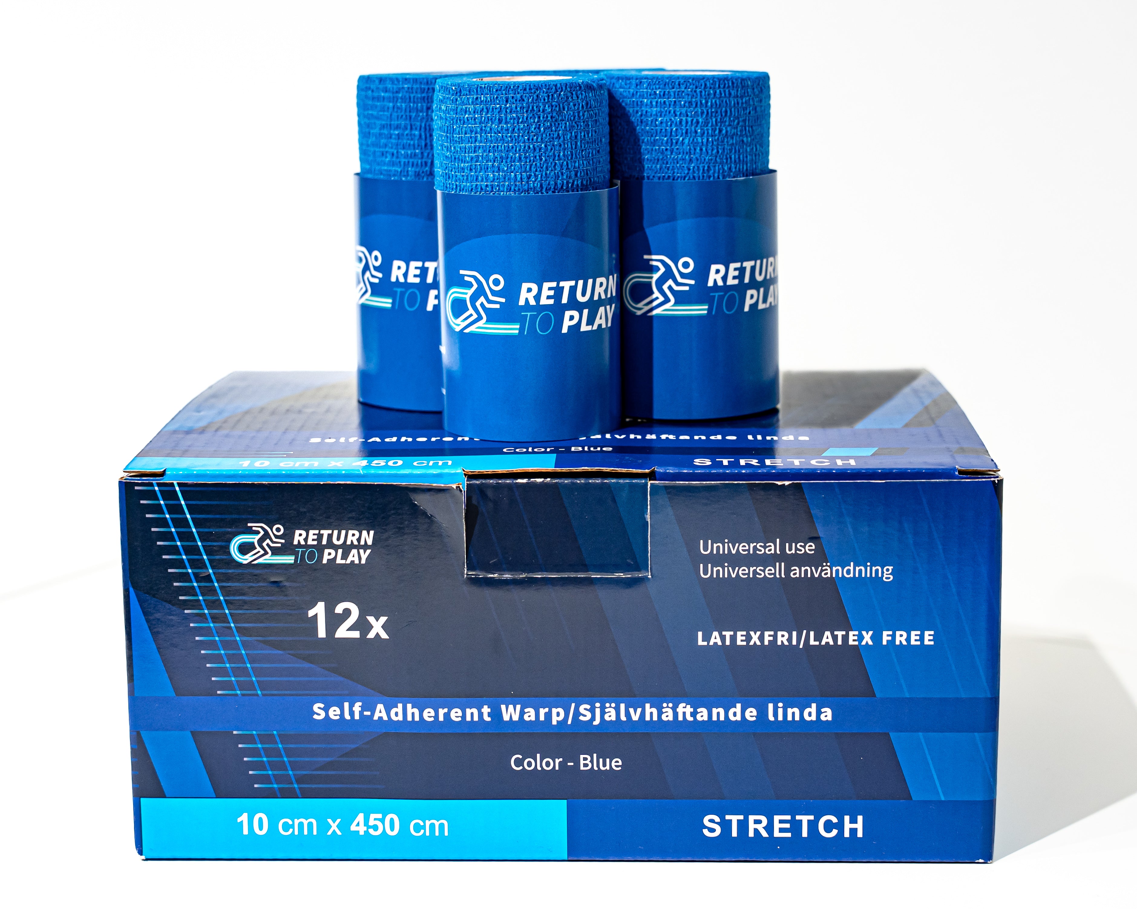 Självhäftande Linda 12-pack (Blå)