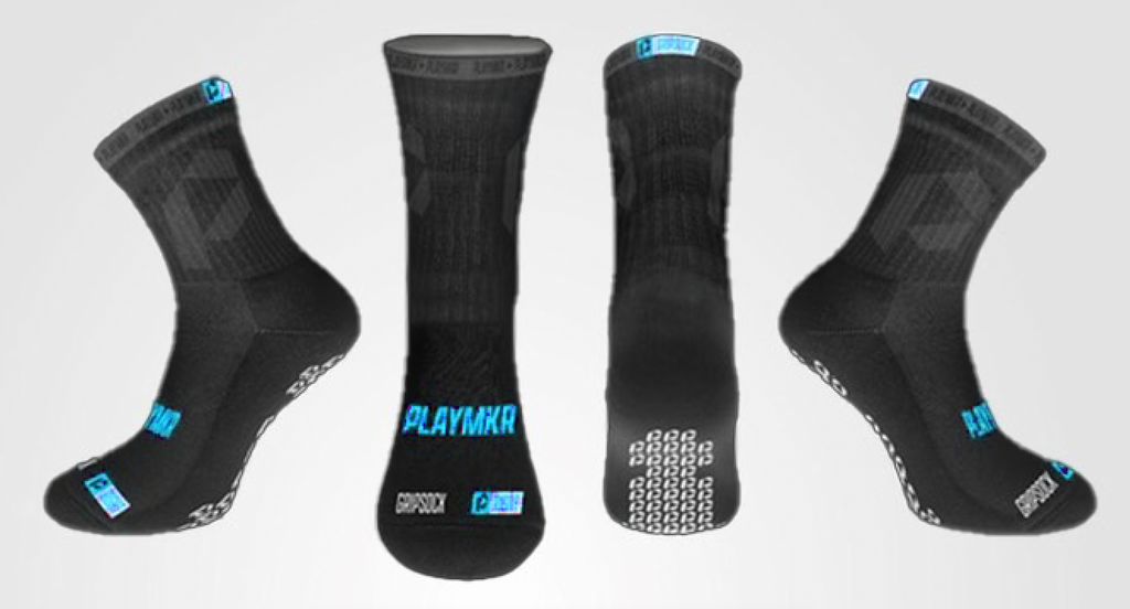 Playmkr Grip Sock Black