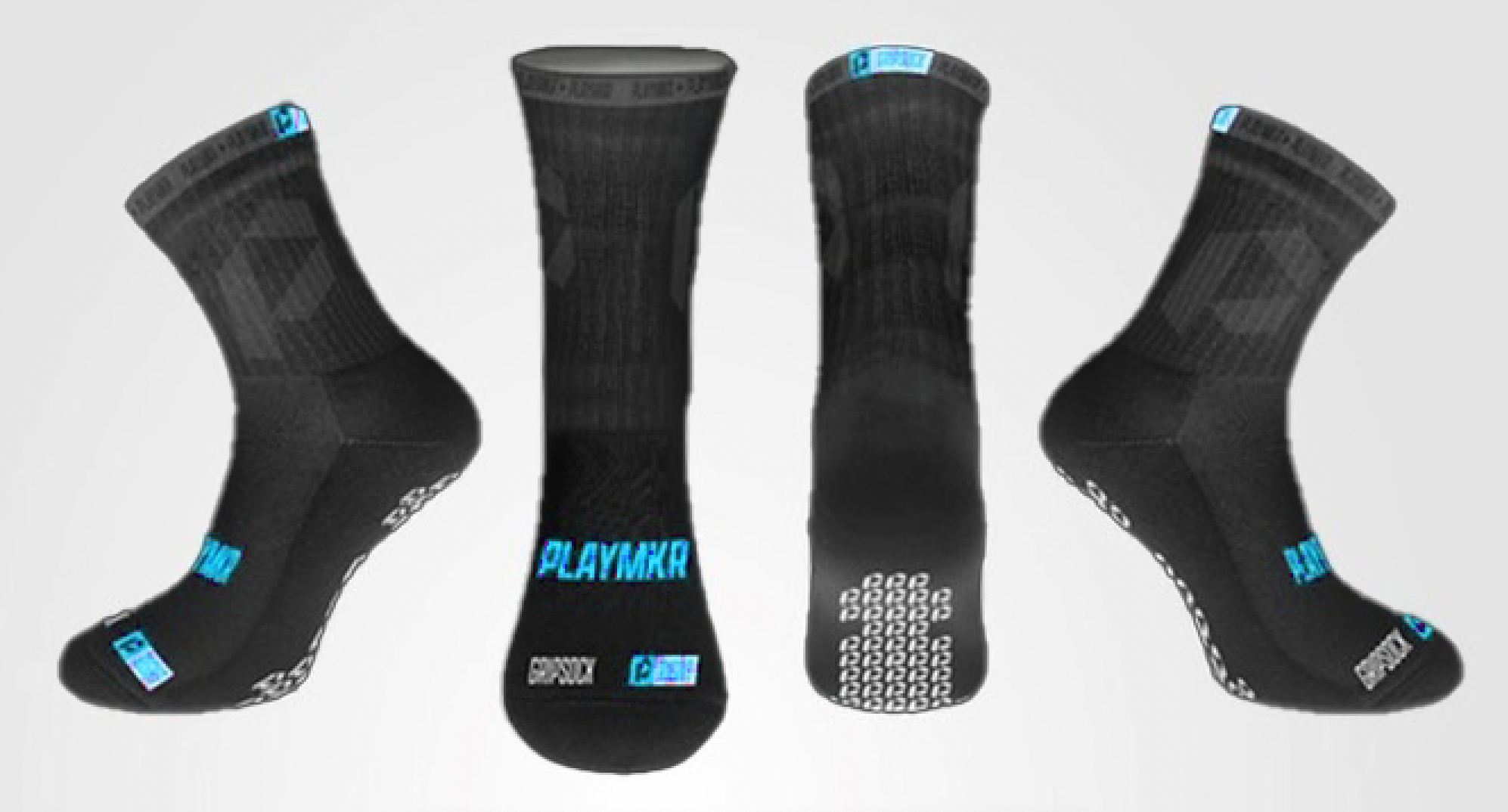 Playmkr Grip Sock Black