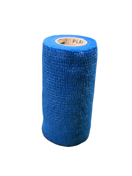 Cohesive Bandage 12 rolls/box (Blue 10cm x 4,5m)