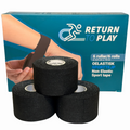 Svart sporttejp 6-pack från Return to Play
